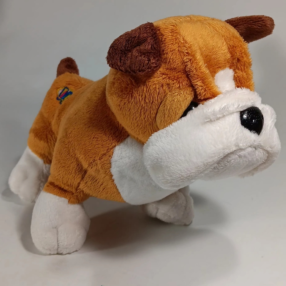GANZ Webkinz Bulldog 8" tall Brown & White